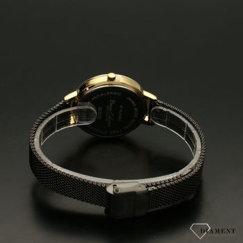 Zegarek damski Bruno Calvani BC2532 'Stylowa czerń' Zegarek damski w idealnym i modnym połączeniu kolorów. Czarny i złoty to kolory które zawsze świetnie się prezentują i elegancko wyglądają na kobiecym nadgarstk (4).jpg